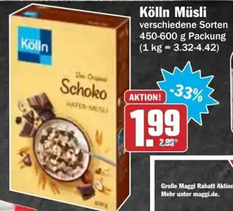 HIT Ullrich Kölln Müsli 450-600g Angebot