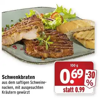 Wasgau Schwenkbraten 100g Angebot