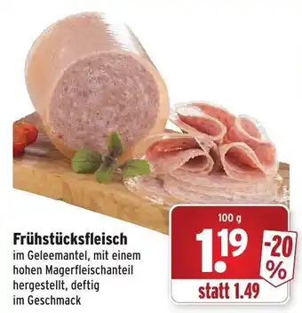 Wasgau Frühstücksfleisch 100g Angebot