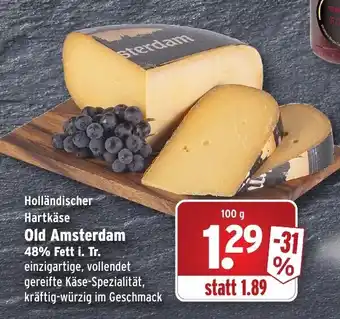 Wasgau Holländischer Hartkäse Old Amstermdam 100g Angebot