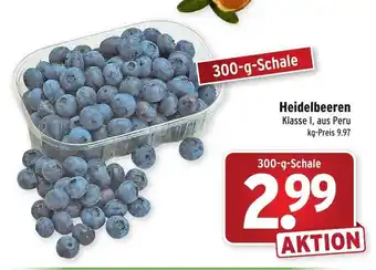 Wasgau Heidelbeeren 300g Angebot