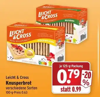 Wasgau Leicht & Cross Knusperbrot 125g Angebot