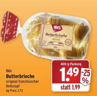 Wasgau Ibis Butterbrioche 400g Angebot