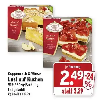 Wasgau Coppenrath & Wiese Lust auf Kuchen 515-580g Angebot