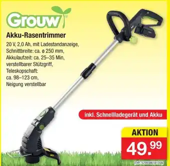 Zimmermann Grouw Akku-Rasentrimmer Angebot