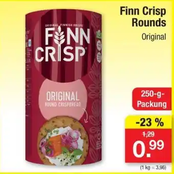 Zimmermann Finn Crisp Rounds Original 250-g-Packung Angebot