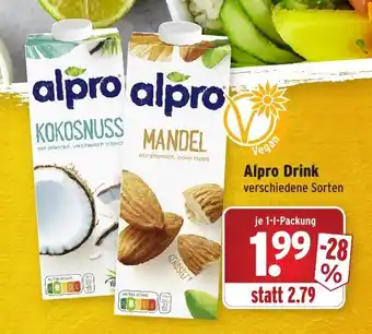 Wasgau Alpro Drink 1L Angebot