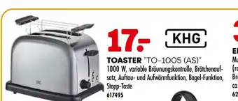 Möbel Kraft Khg toaster "to-1005 (as)" Angebot