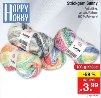 Zimmermann Strickgarn Sunny 100-g-Knäuel Angebot