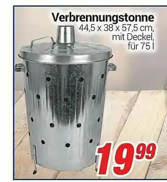 CENTERSHOP Verbrennungstone Angebot