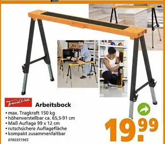 Globus Baumarkt Arbeitsbock Trendline Angebot