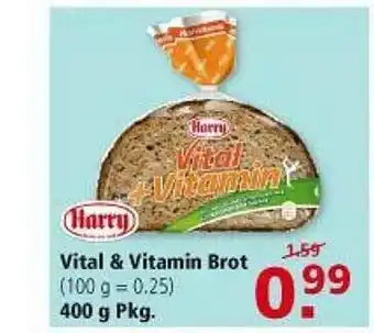 Multi Markt Harry Vital & Vitamin Brot Angebot