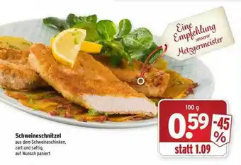 Wasgau Schweineschitzel Angebot