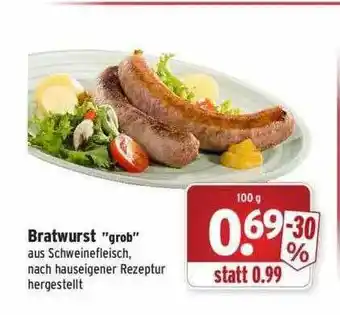 Wasgau Bratwurst ”grob” Angebot