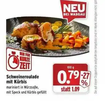 Wasgau Schweineroulade Mit Kürbis Angebot