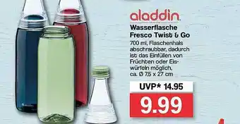 Famila Nord West Aladdin Wasserflasche Fresco Twist & Go Angebot