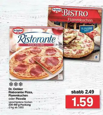 Famila Nord West Dr; Oetker Ristorante Pizza Flammkuchen Oder Piccola Angebot