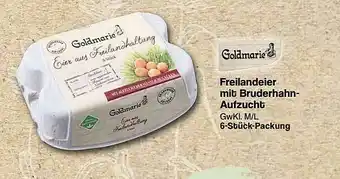 Famila Nord West Freilandeier Mit Bruderhahn-aufzucht Goldmarie Angebot