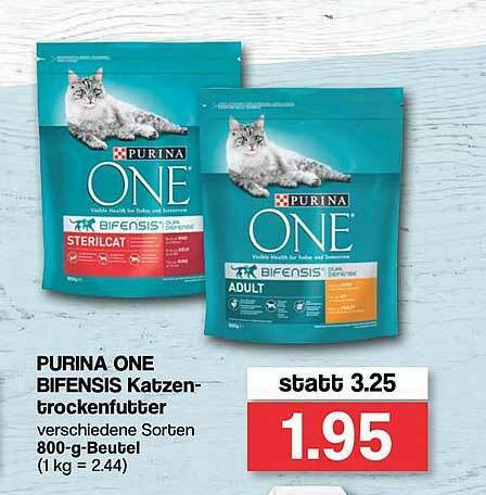 Purina One Bifensis Katzen-trockenfutter Angebot bei Famila Nord West