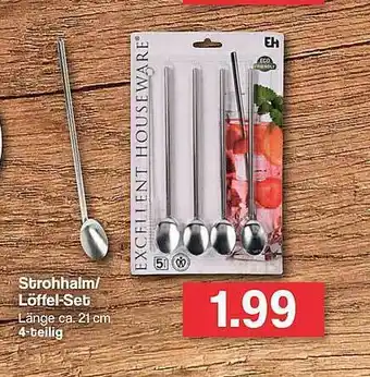 Famila Nord West Strohhalm Löffel-set Angebot