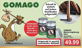 Famila Nord West Gomago Mardervergrämung Haus Angebot