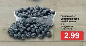 Famila Nord West Peruanische Südafrikanische Heidelbeeren Angebot