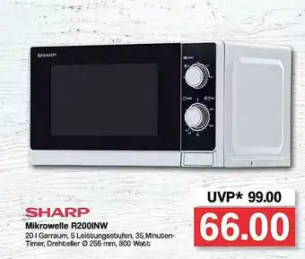 Famila Nord West Sharp Mikrowelle R200inw Angebot