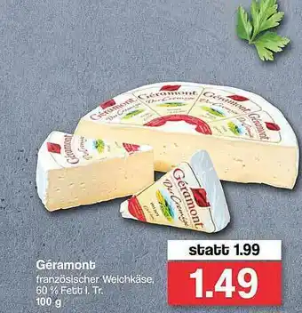 Famila Nord West Géramont Französicher Weichkäse Angebot