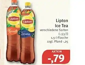 Feneberg Lipton Ice Tea Verschiedene Sorten Angebot