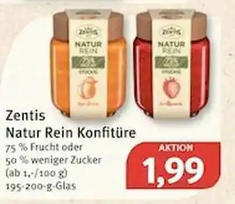 Feneberg Zentis Natur Rein Konfitüre Angebot