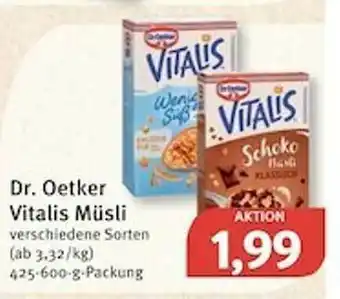 Feneberg Dr. Oetker Vitalis Müsli Verschiedene Sorten Angebot