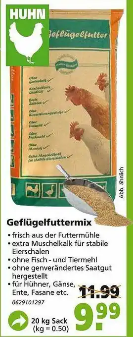 Globus Baumarkt Geflügelfuttermix Angebot