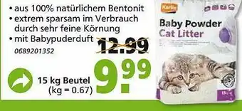 Globus Baumarkt Baby Powder Cat Litter Angebot