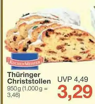 Jawoll Thüringer Christstollen Angebot