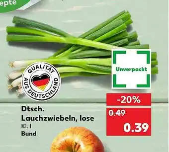 Kaufland Dtsch. Lauchzwiebeln, Lose Angebot