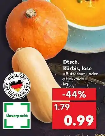 Kaufland Dtsch. Kürbi, Lose Angebot