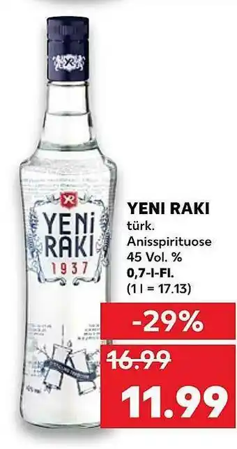 Kaufland Yeni Raki Angebot