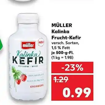 Kaufland Müller Kalinka Frucht-kefir Angebot