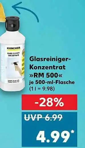 Kaufland Glasreiniger Konzentrat >RM 500 < Angebot