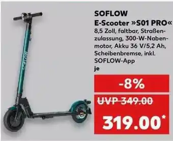 Kaufland Soflow E-scooter »s01 Pro« Angebot