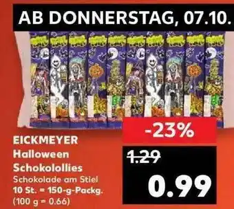 Kaufland Eickmeyer Halloween Schokolollies Angebot