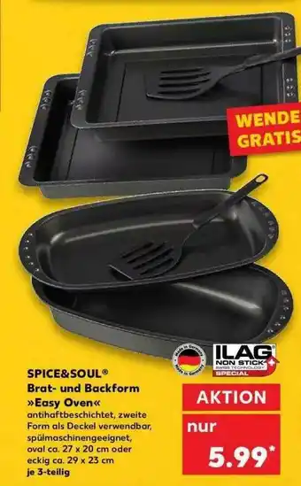 Kaufland Spice&soul Brat- Und Backform »easy Oven« Angebot