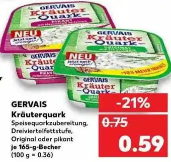 Kaufland Gervais Kräuterquark Angebot