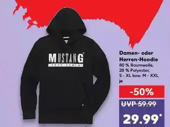 Kaufland Damen- Oder Herren-hoodie Angebot