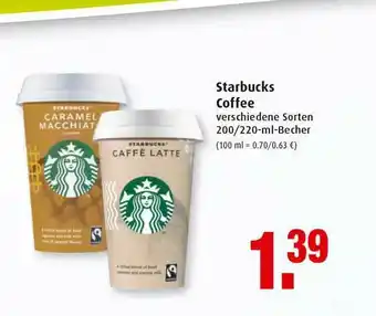 Markant Starbucks Coffee Angebot