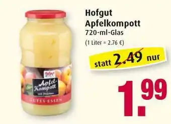 Markant Hofgut Apfelkompott Angebot