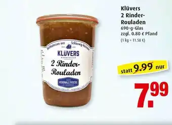 Markant Klüvers 2 Rinder-rouladen Angebot