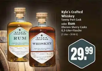 Markant Kyle's Crafted Whiskey Oder Rum Angebot