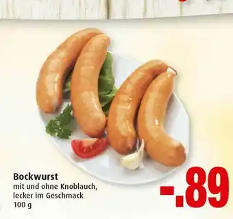 Markant Bockwurst Angebot