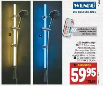 Marktkauf Wenko Led-duschstange Angebot